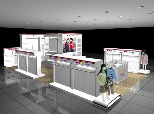 米酷儿童装店铺展示