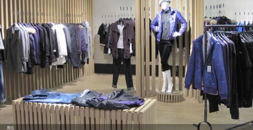 黑白灰女装店铺展示