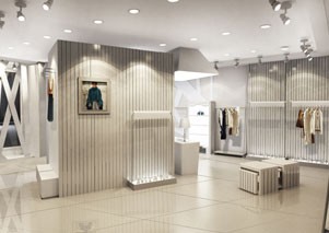 依凡女装店铺展示