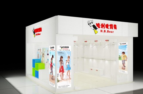 哈利特玻熊童装店铺形象