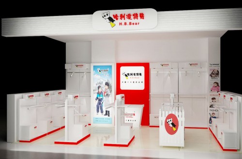 哈利特玻熊童装店铺形象