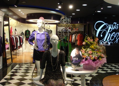 雪蔻女装店铺形象