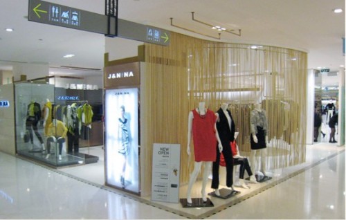 捷恩尼纳女装店铺形象