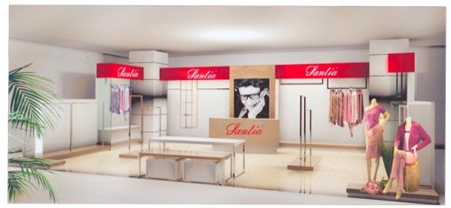 圣地亚女装店铺展示