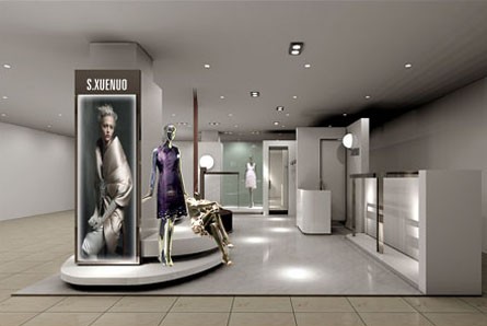 冰诺姿女装店铺展示