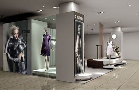 冰诺姿女装店铺展示