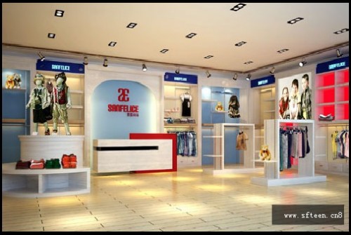 赛翡利琦童装店铺展示