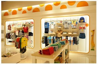 巴比乐乐童装店铺展示