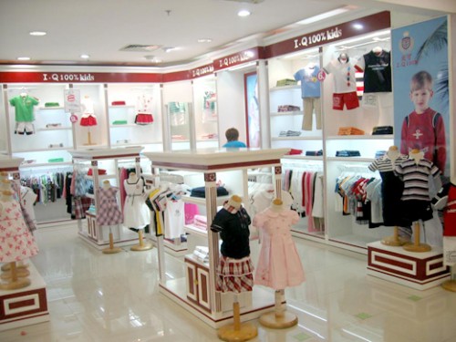 I.Q100%童装店铺展示
