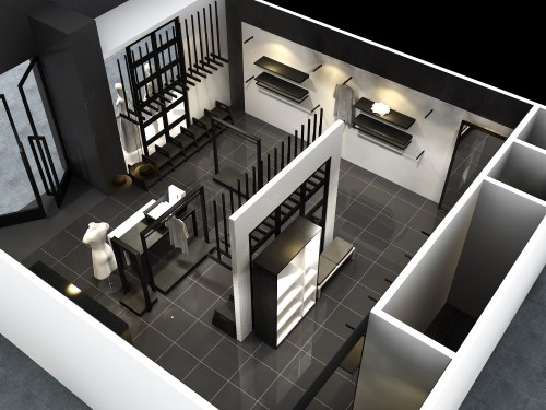 雨派牛仔店铺展示