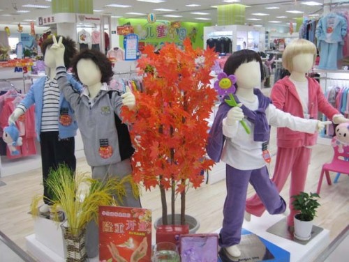 空中天使童装店铺形象