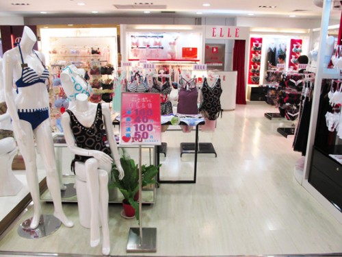 ELLE内衣店铺展示