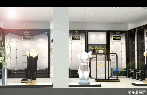 格菲尼内衣店铺展示