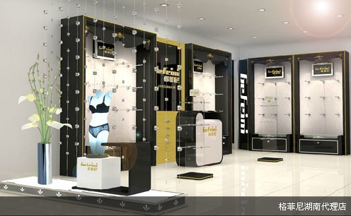 格菲尼内衣店铺展示