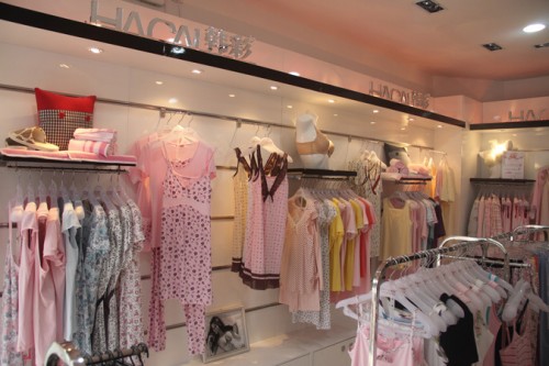 韩彩内衣店铺形象