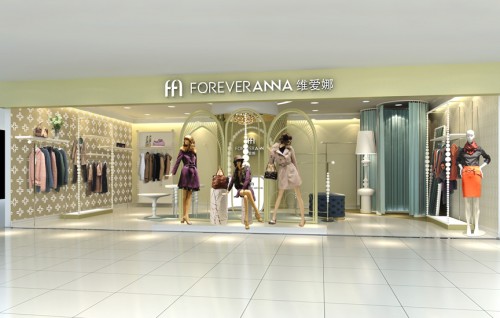 维爱娜女装店铺展示