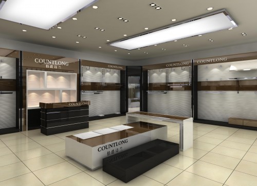 伯爵诗兰男装店铺形象