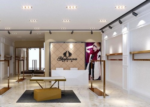 雅梵娜羽绒服店铺展示