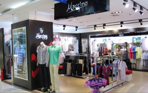 马思图男装店铺形象