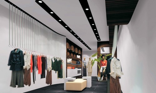 萍叶女装店铺展示