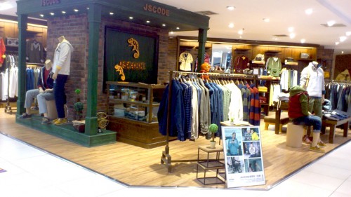 JSCODE男装店铺形象