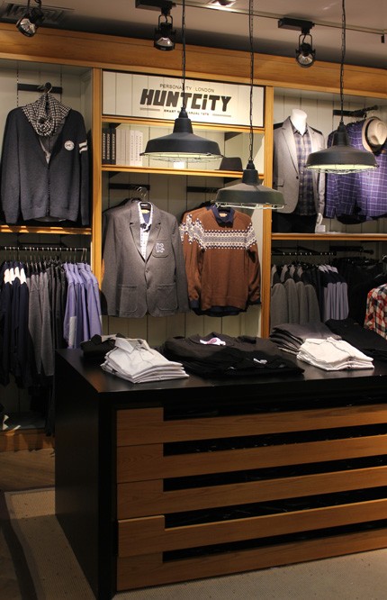 HUNTCITY列都男装店铺形象