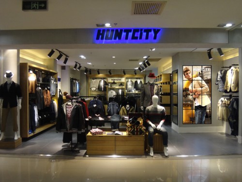 HUNTCITY列都男装店铺形象