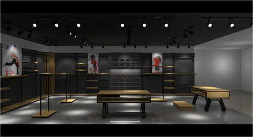 美国五星苹果运动装店铺展示