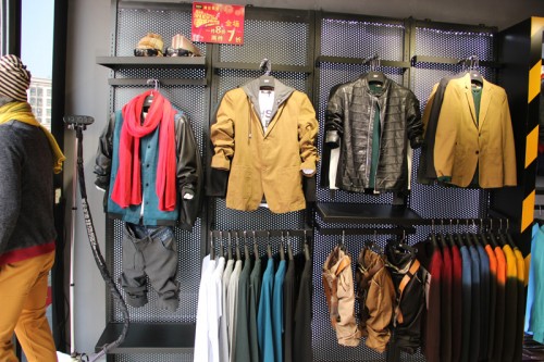 阿柏尼男装店铺形象