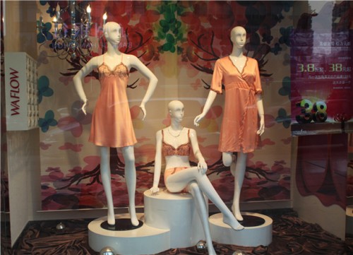 水中花内衣店铺展示