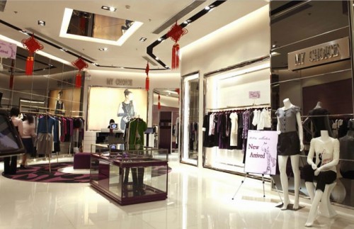 蒙卓诗女装店铺展示