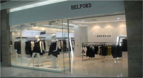 BELFORD女装店铺展示
