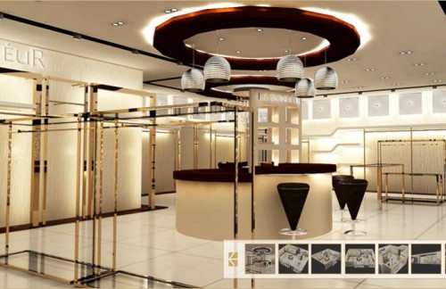 乐泊雅女装店铺展示