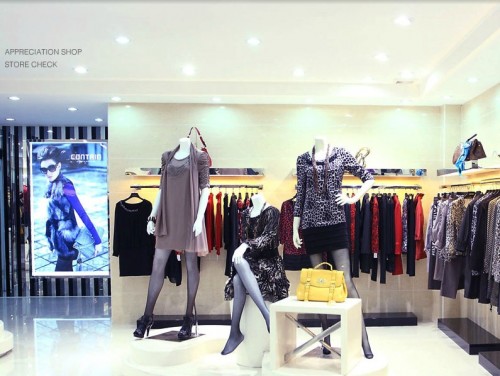 CONTAIN女装店铺形象