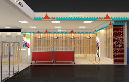 冰雪隆娃童装店铺形象