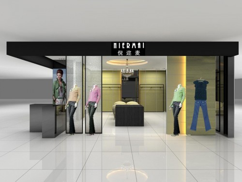 倪迩麦女装店铺形象