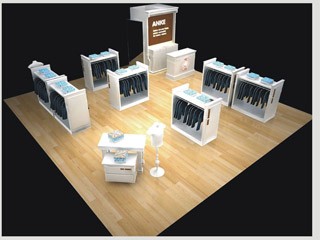 安可猴童装店铺展示