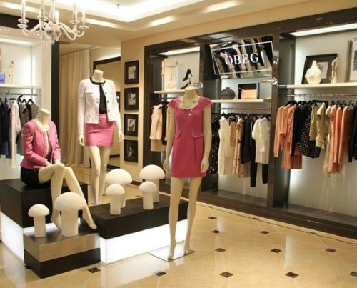 欧碧倩女装店铺展示