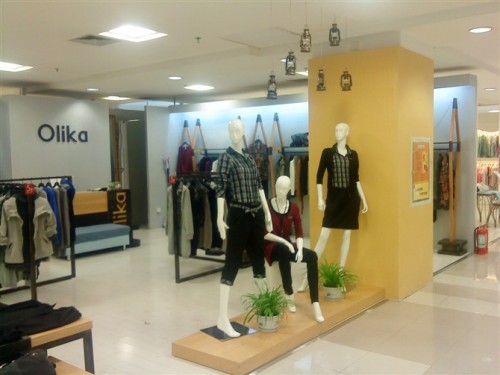 欧力嘉女装店铺展示