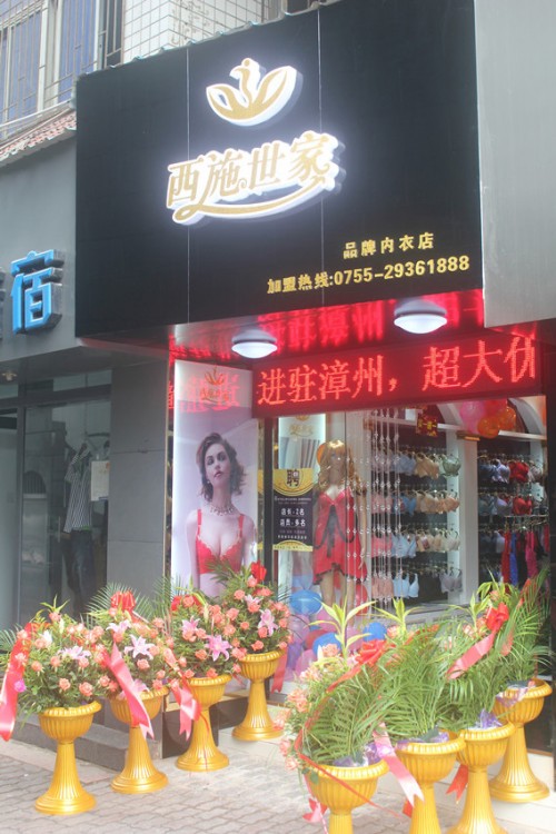 西施世家内衣店铺形象