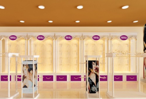金粉佳人内衣店铺展示