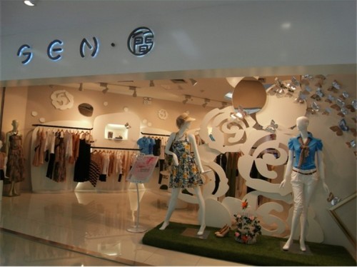 gen简女装店铺展示