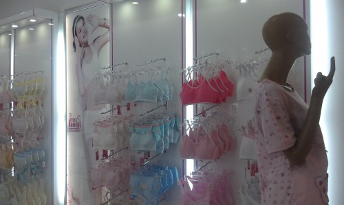 可娃衣内衣店铺展示