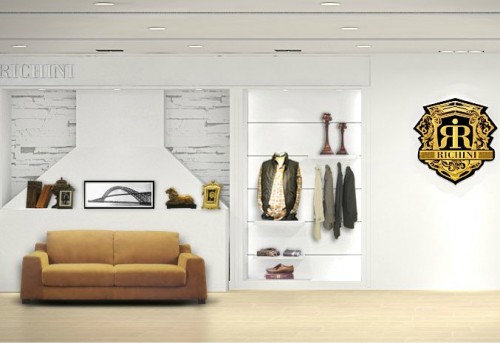 日驰尼男装店铺展示