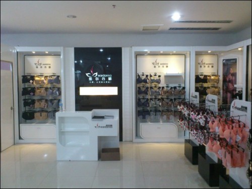 维尔丹娜内衣店铺展示