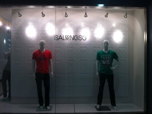 沙龙世基男装店铺展示