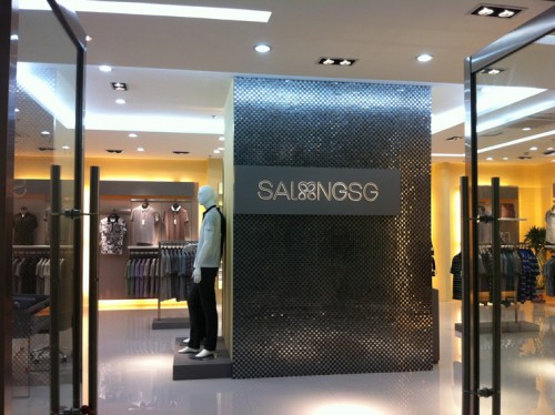 沙龙世基男装店铺展示