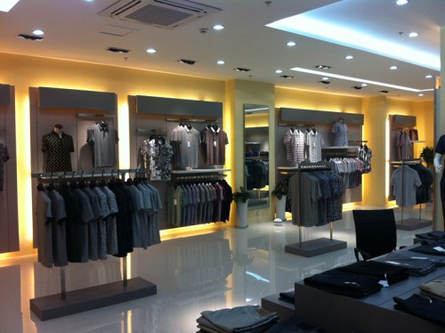 沙龙世基男装店铺展示