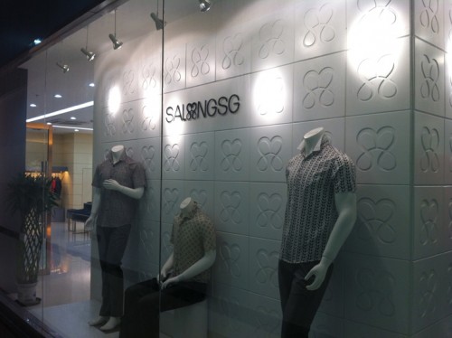 沙龙世基男装店铺展示