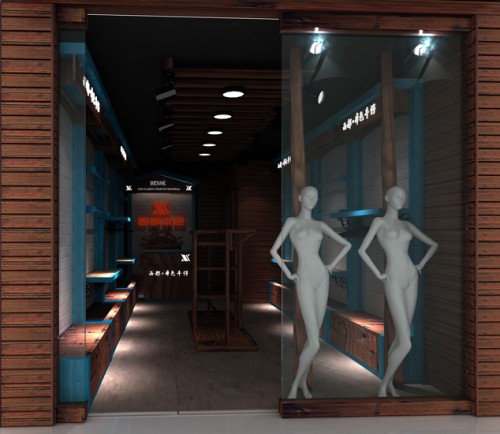 西都本色牛仔店铺展示